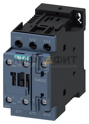 Контактор 3RT2026-1BP40, 230 VDC 11 kW, 1no + 1nc Siemens