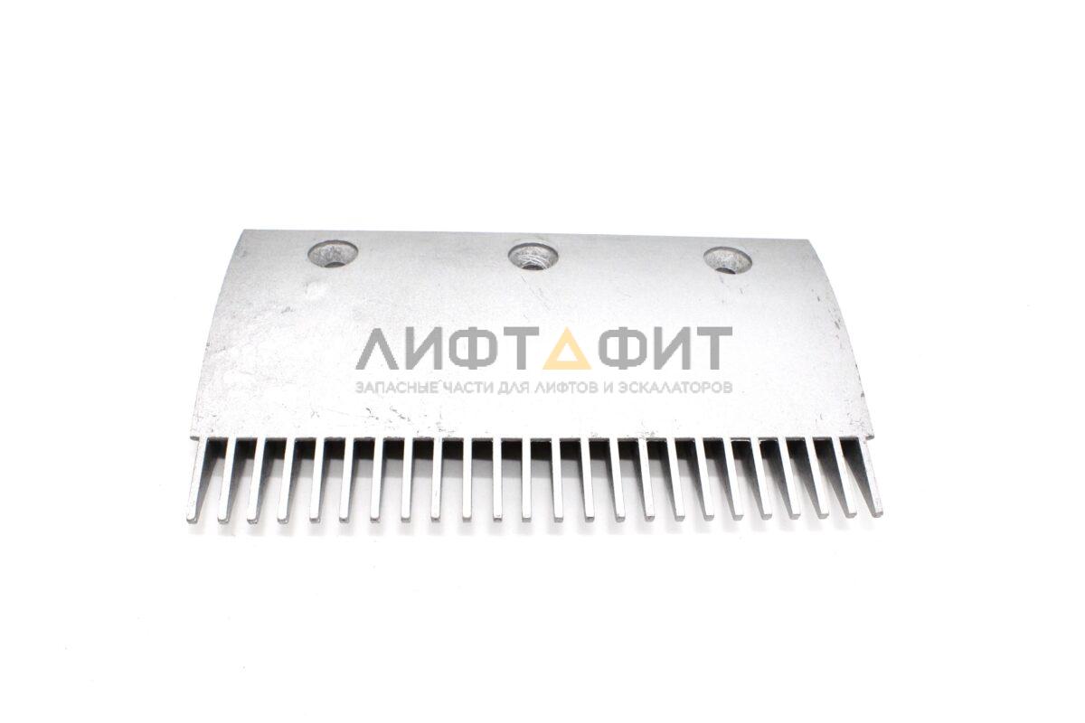 Гребенка эскалатора 3 отверстия 24 зуба 204x116mm, 4090070000, ThyssenKrupp Velino