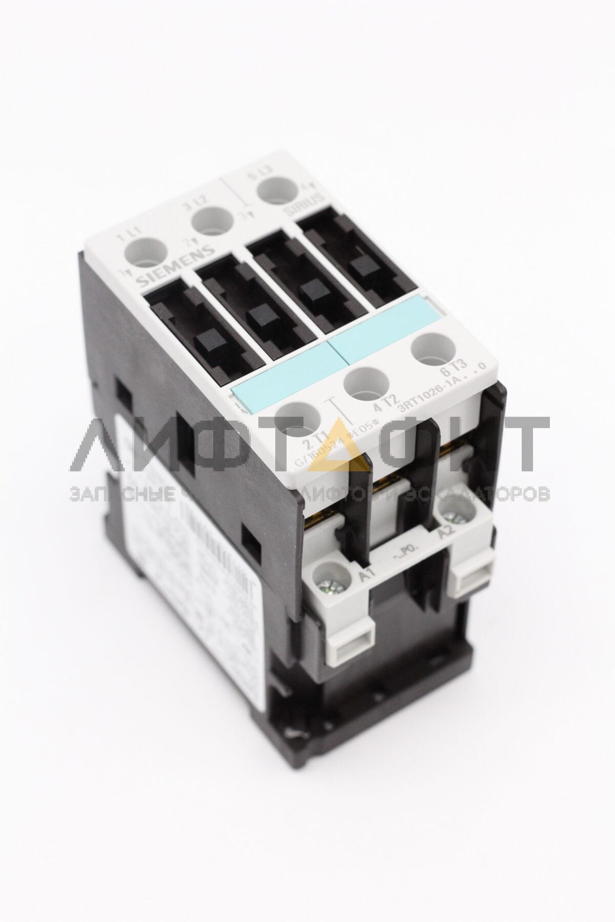 3RT1026-1AP00 КОНТАКТОР 3-ПОЛ., AC-3, 11 КВТ/ 400 V, НОМ. НАПРЯЖЕНИЕ УПРАВЛЕНИЯ US = 230 V AC, 50 ГЦ