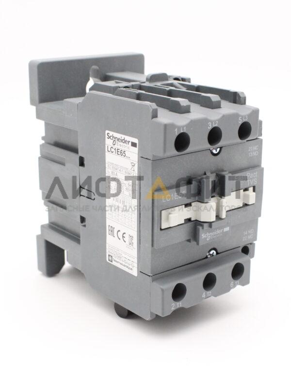 Контактор 3-х полюсный 65A 220B AC, 1НО+1НЗ  Schneider Electric LC1E65M5