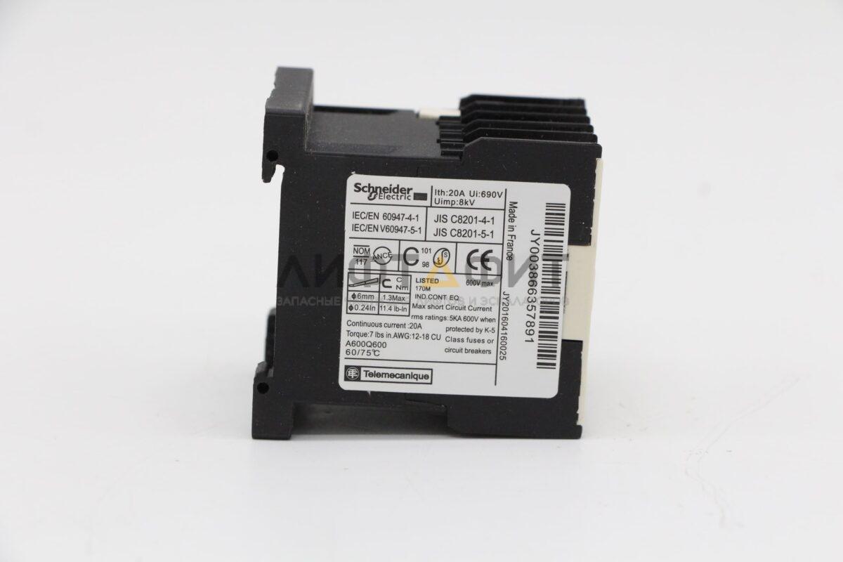 Контактор 110VDC 9A, 3НО+1НЗ, LP1K0901FD, Schneider Electric