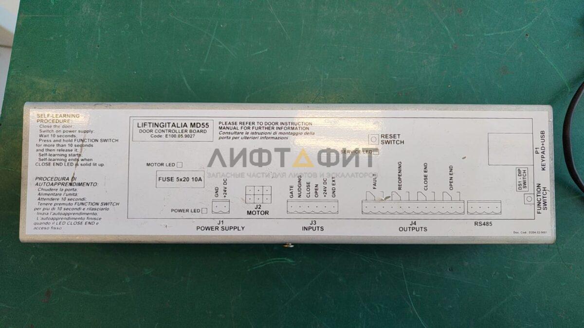 Контроллер привода дверей MD55, E100.05.9027, LIFTTINGITALIA