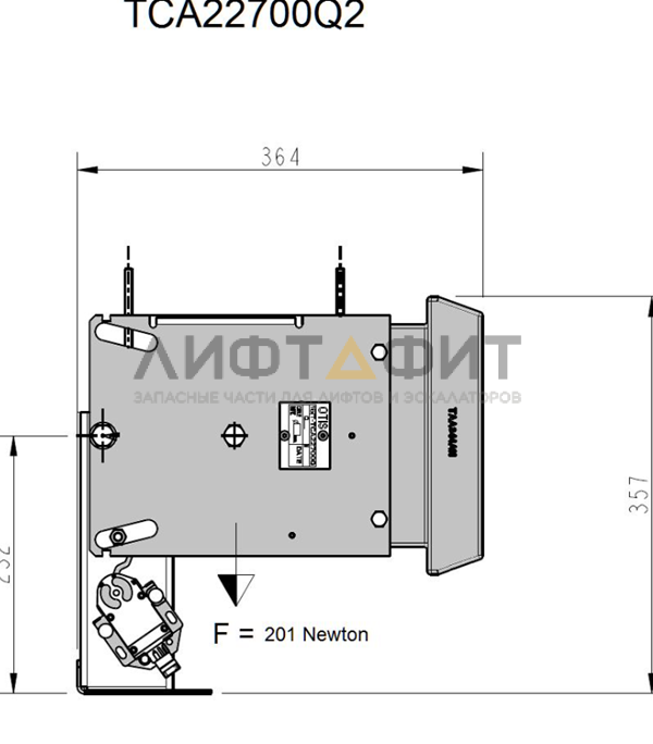 Натяжное устройство TCA22700Q2, Otis