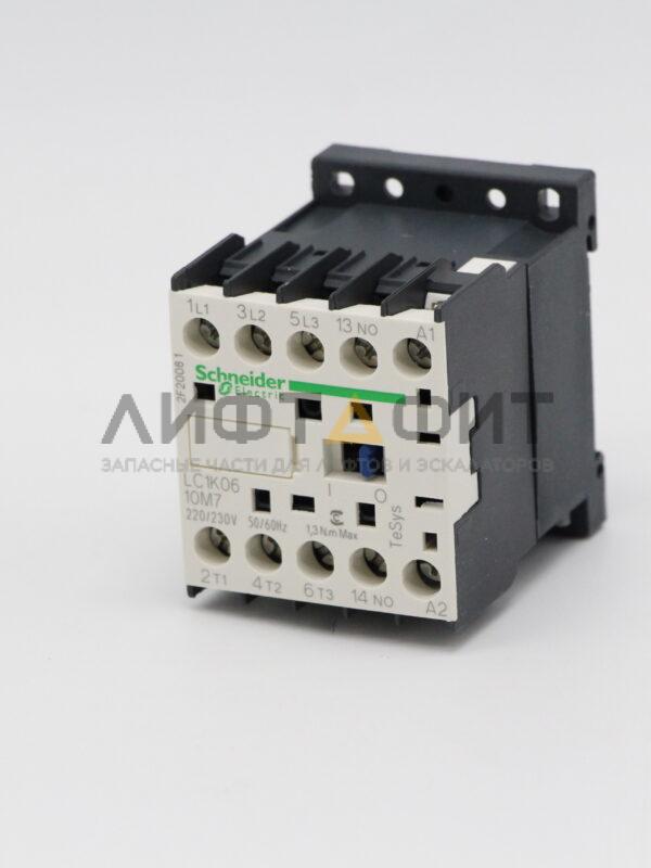 Контактор LC1K0610M7, 3-х полюсный 6А 220В 50/60Гц, Schneider Electric