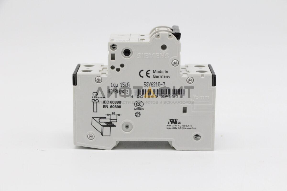 Автоматический выключатель 5SY6210-7, Siemens