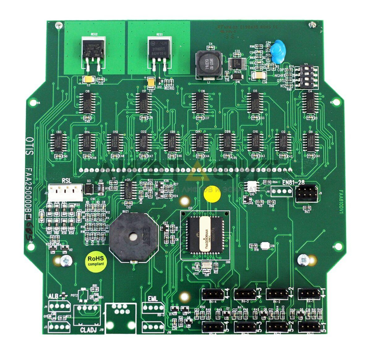 Плата индикатора CPI21 FAA25000DB1, Otis