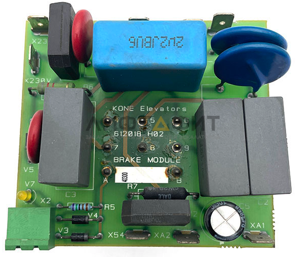 Плата контроля тормоза частотного преобразователя V3F10/16ES, KM612012G01, Kone