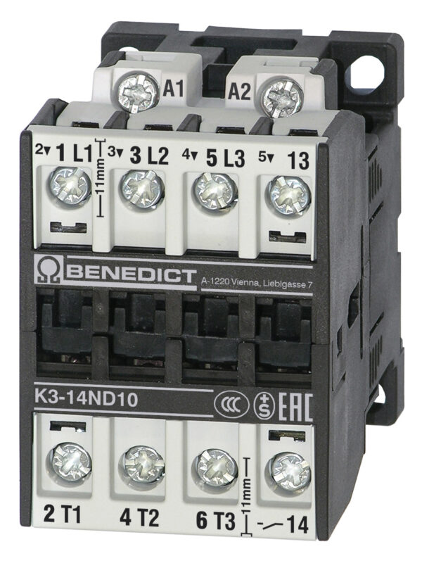 Контактор 10A/110VAC K3-14ND10, Benedict & Jagger