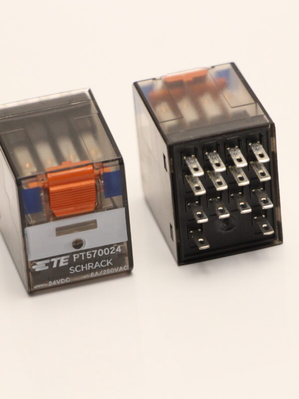 Реле промежуточное 6А/250 VAC, 24VDC, PT570024, Schrack