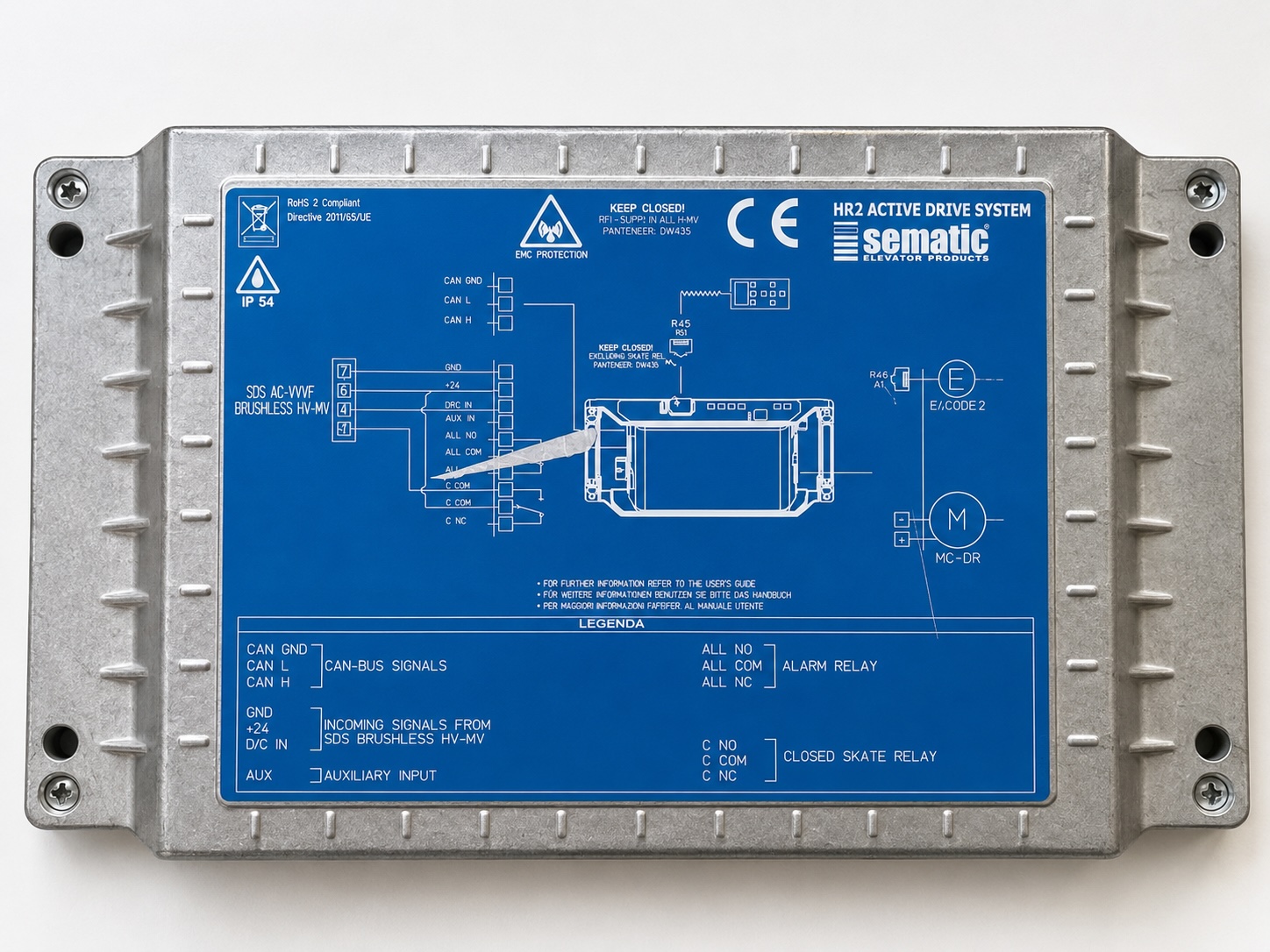 Контроллер привода дверей HR2 B157ABCX01, Sematic